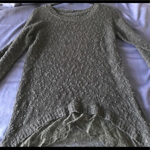Black lace sweater from abrecrombie